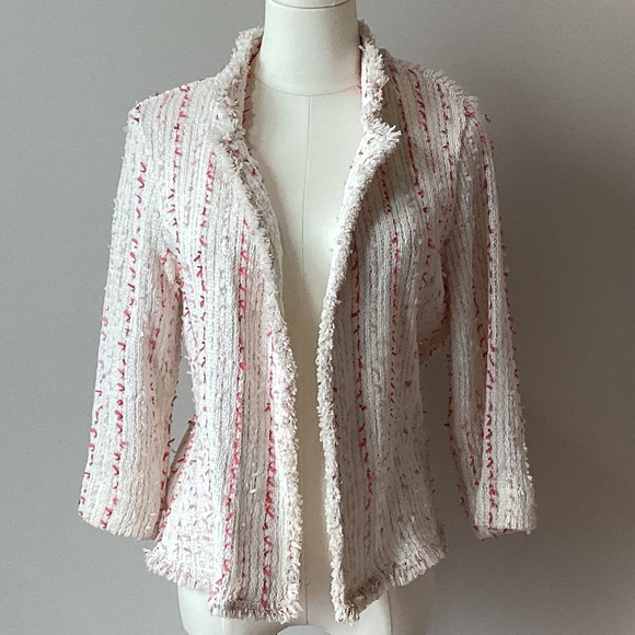 NIC + ZOE Spring Fringe Tweed Jacket - PM - Picture 10 of 14